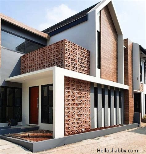 Desain Rumah Dengan Dinding Roster